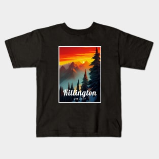 Killington Vermont United states ski Kids T-Shirt